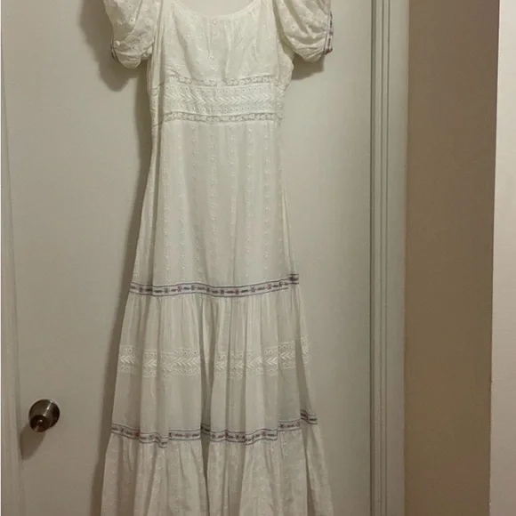 Rare LoveShackFancy White Ryan Dress 6 - Picture 5 of 12